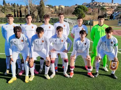 La formazione granata Under 16 che ha superato il Pisa in Toscana