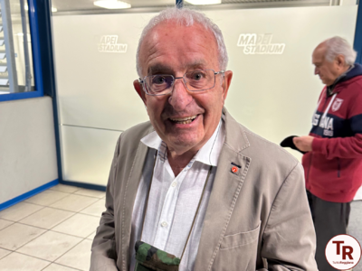 Il sorriso del Presidente Onorario granata dopo la vittoria nel derby