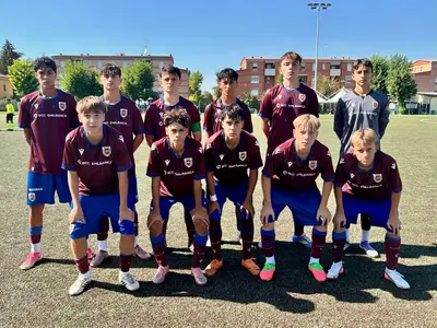 I ragazzi dell'Under 15 che hanno pareggiato sul campo delle Dolomiti Bellunesi - foto AC Reggiana