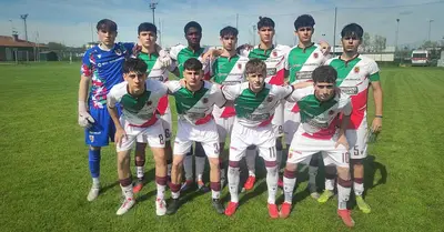 I ragazzi dell'Under 17 impegnati contro il Cesena