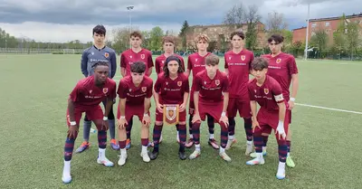 La formazione Under 16 che ha affrontato il Bologna