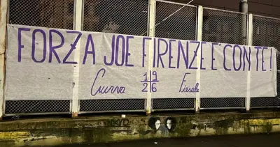 striscioneBarone Foto Instagram curvafiesolefirenze_