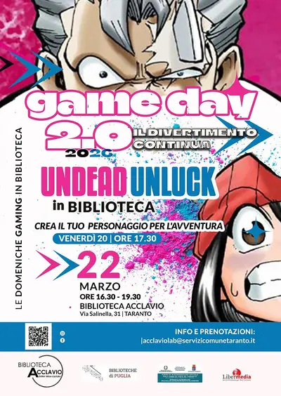 game-day-undead-unluck-biblioteca-acclavio