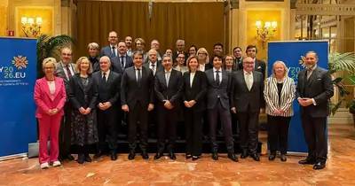 Raffaele Fitto con gli Ambasciatori degli Stati membri in Italia