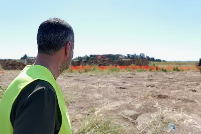 sopralluogo Decaro cantiere RFI aeroporto Brindisi