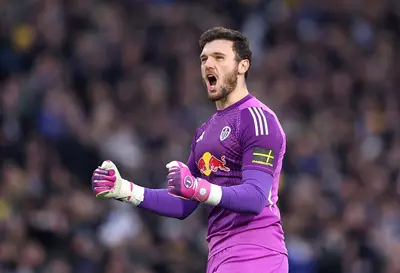 Lucas Perri con la maglia del Leeds United