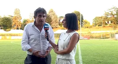 Urbano Cairo intervistato da Giada Giacalone dì Sportitalia