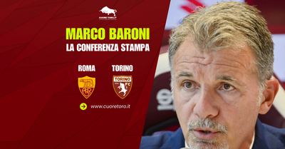 Roma Torino, Marco Baroni in conferenza stampa