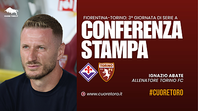 Ignazio Abate in conferenza stampa - Fiorentina Torino