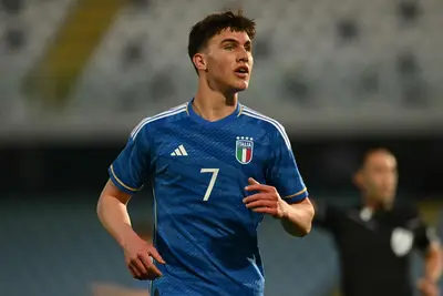 Cesare Casadei, centrocampista dell'Italia Under 21