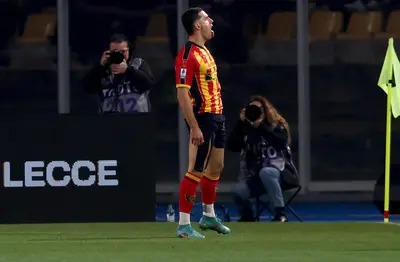 Nikola Krstovic, attaccante del Lecce