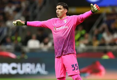 Christos Mandas, portiere della Lazio. Interessa al Torino Fc