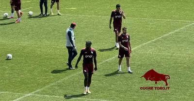 Allenamento al Filadelfia, Duvan Zapata