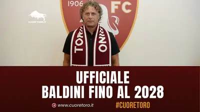 Ufficiale Francesco Baldini rinnova fino al 2028 con la Primavera del Torino FC