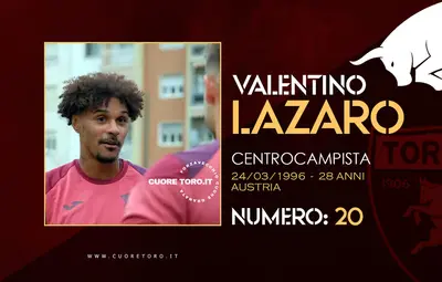 Rosa Torino Fc 2024-2025 - Valentino Lazaro