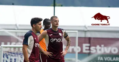 Ivan Ilic, allenamento a Pinzolo