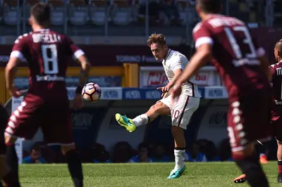 Francesco Totti in Torino Roma del 2016