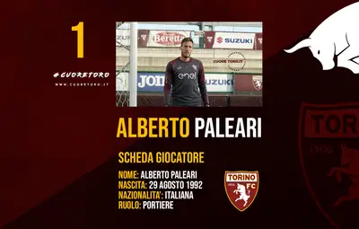 Alberto Paleari, portiere del Torino FC