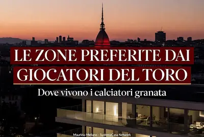 Le zone preferite dai giocatori di Torino