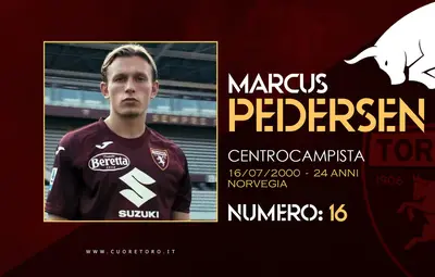 Rosa Torino Fc 2024-2025 - Marcus Pedersen