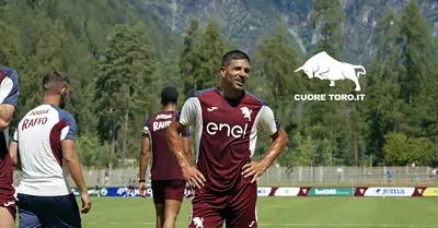 Giovanni Simeone, allenamento a Pinzolo