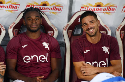 Duvan Zapata e Giovanni Simeone