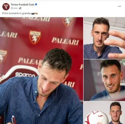 il post del torino su paleari