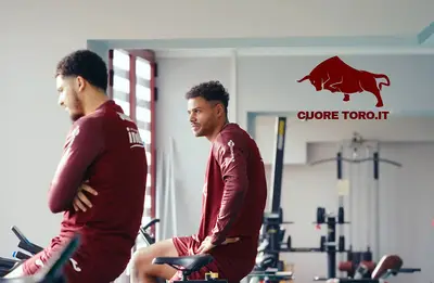 Tino Anjorin, allenamento al Filadelfia