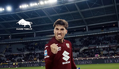 Rafael Obrador, esultanza dopo Torino Parma