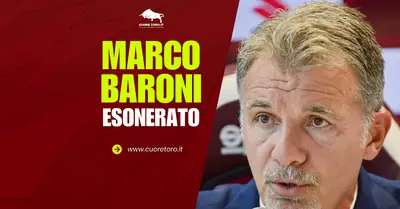 Ufficiale: Marco Baroni è stato esonerato dal Torino FC