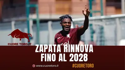 Duvan Zapata ha rinnovato il contratto con il Torino FC fino al 2028