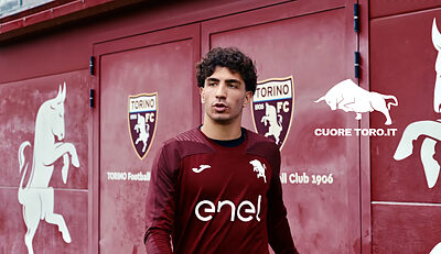 Luca Marianucci, allenamento al Filadelfia - Torino