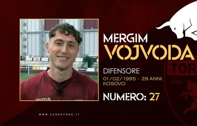 Rosa Torino Fc 2024-2025 - Mergim Vojvoda