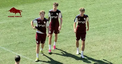 Romeo Sandrucci, allenamento al Filadelfia