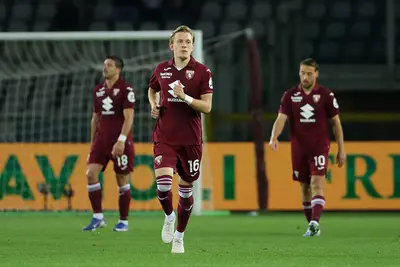 Torino Sassuolo, gol di Pedersen