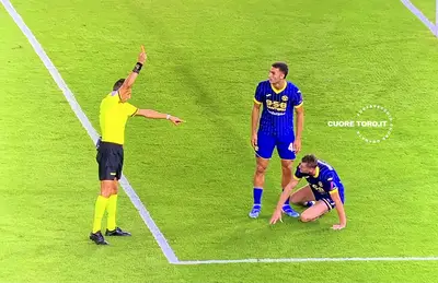Verona Torino espulsione Dawidowicz