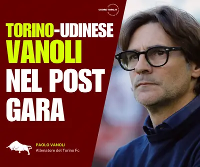 Paolo Vanoli al termine di Torino Udinese