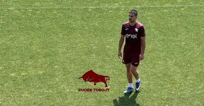 Allenamento al Filadelfia, Giovanni Simeone