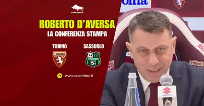Torino Sassuolo, D'Aversa in conferenza stampa