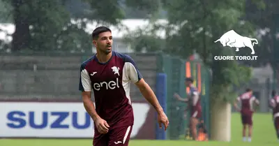 Giovanni Simeone, allenamento a Pinzolo