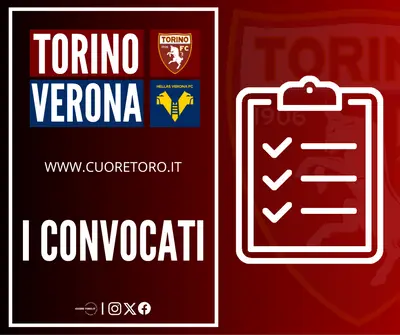 Torino Hellas Verona - I convocati