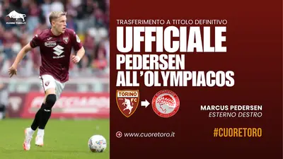 Ufficiale Marcus Pedersen dal Torino FC all'Olympiacos