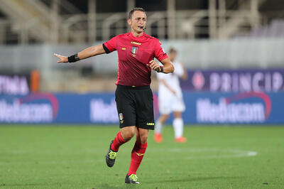 Rosario Abisso, arbitro di Torino Fiorentina