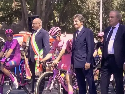 Urbano Cairo all'ultima tappa del Giro d'Italia