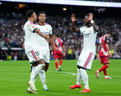 Real Madrid, Mbappe Vinicius Bellingham