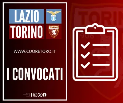 Lazio Torino - I convocati