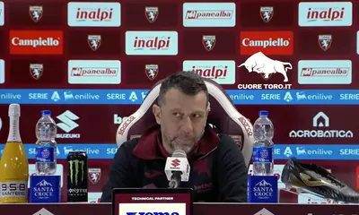 Roberto D'Aversa in conferenza stampa - Torino