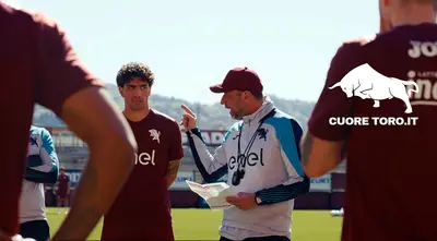 Roberto D'Aversa, allenamento al Filadelfia - Torino