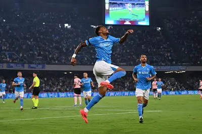 Cyril Ngonge, esterno belga del Napoli