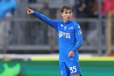 Tommaso Baldanzi con la maglia dell'Empoli